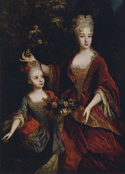 Madre e figlia, dopo Nicolas de Largilliere da Devambez